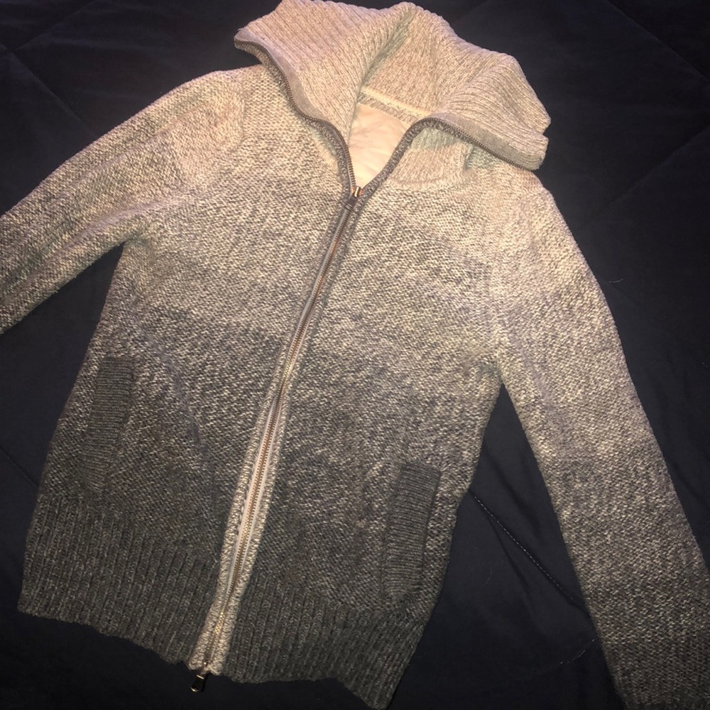 AEO Zip Up Cardigan with Collar